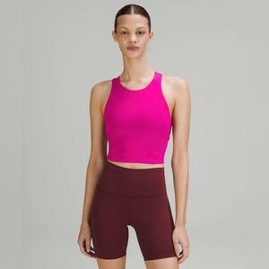 Lululemon Invigorate/Wunder Train Racerback Tank Top in Ripened Raspberry